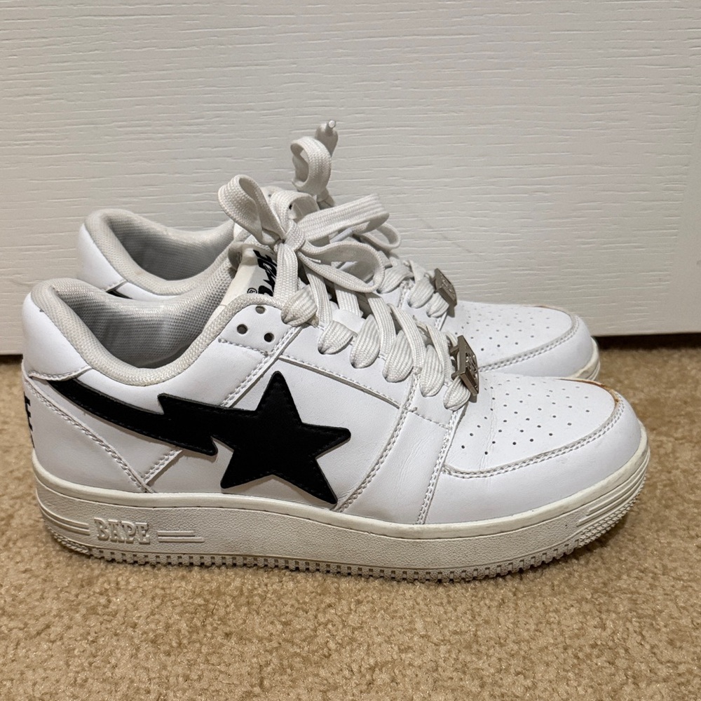 Bape white sneakers